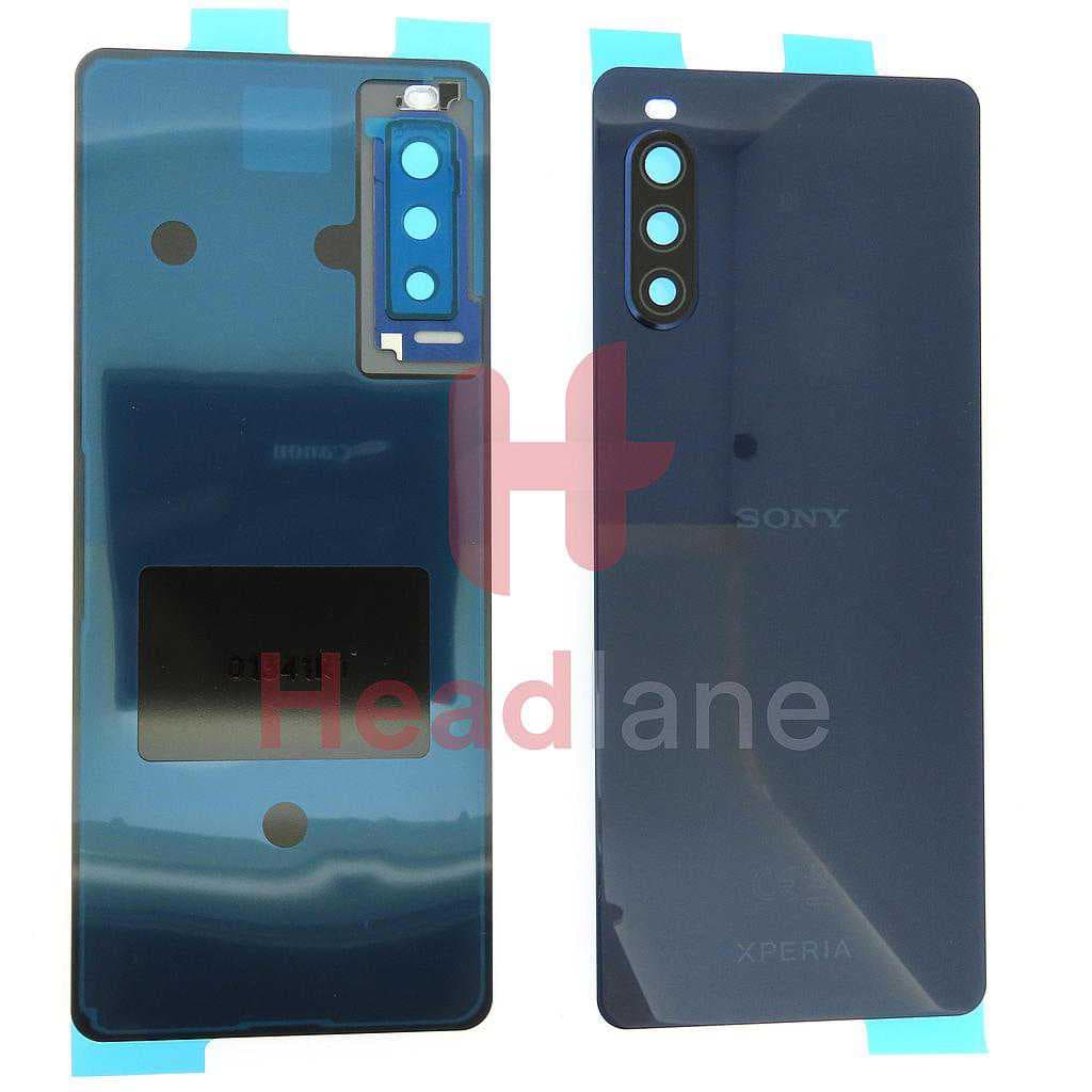 Sony XQ-AU52 Xperia 10 II (Dual SIM) Back / Battery Cover - Blue - A5019527A - Sony Replacement Part