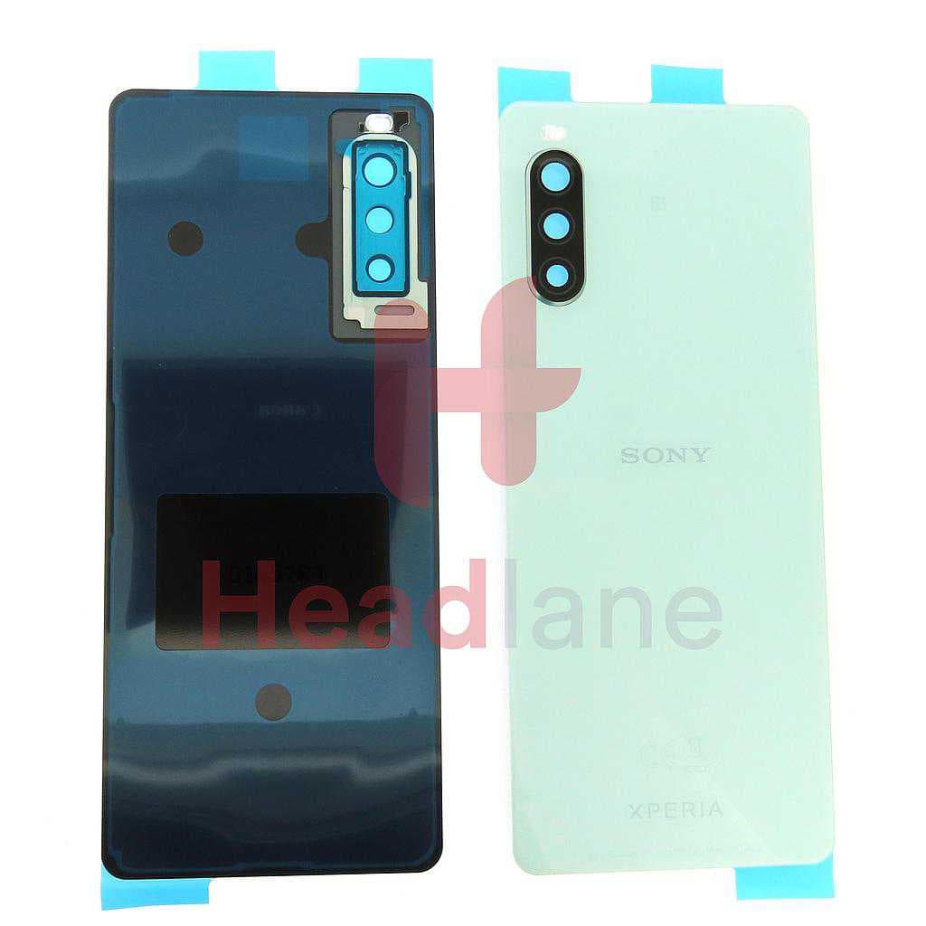 Sony XQ-AU52 Xperia 10 II (Dual SIM) Back / Battery Cover - Mint / Green - A5019529A - Sony Replacement Part