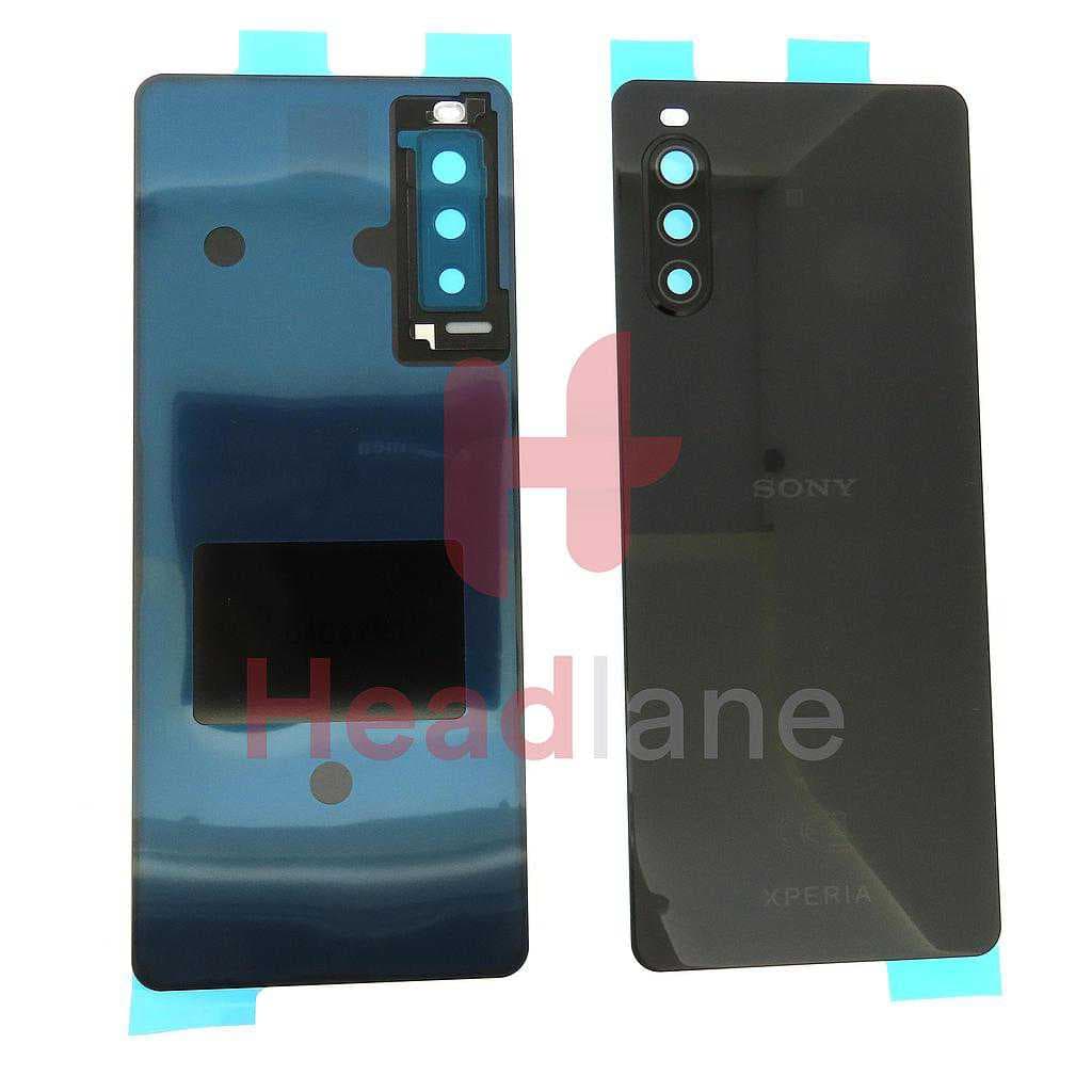Sony XQ-AU51 Xperia 10 II Back / Battery Cover - Black (Single SIM) - A5019522A - Sony Replacement Part
