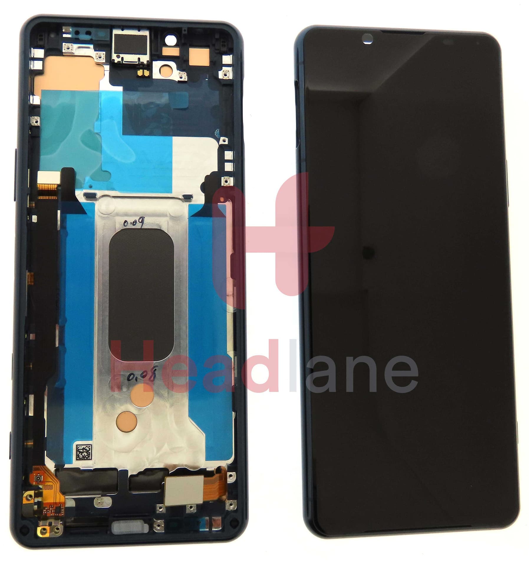 Sony XQ-AS52 Xperia 5 II LCD Display / Screen + Touch - Blue - A5024934A - Sony Replacement Part