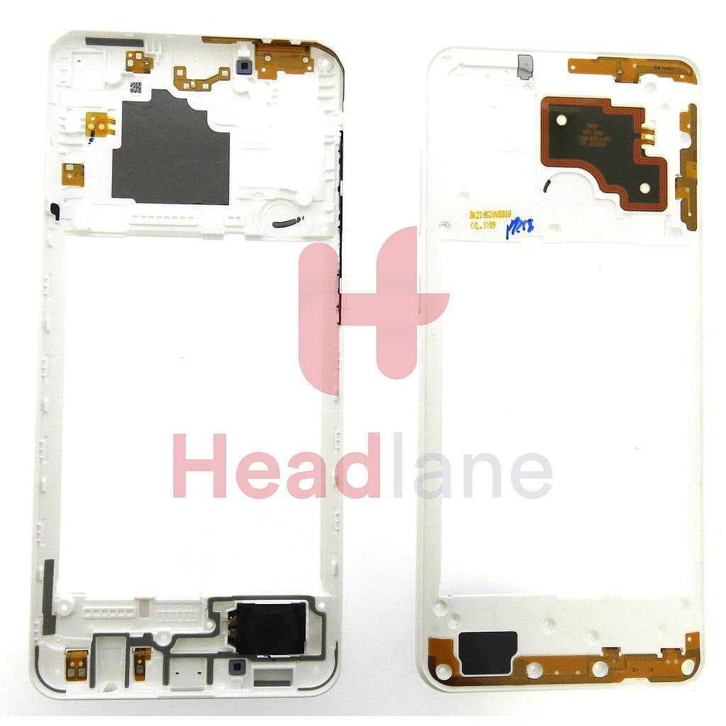 Samsung SM-A217 Galaxy A21s Middle Cover / Chassis - White - GH97-24663B - Samsung Replacement Part