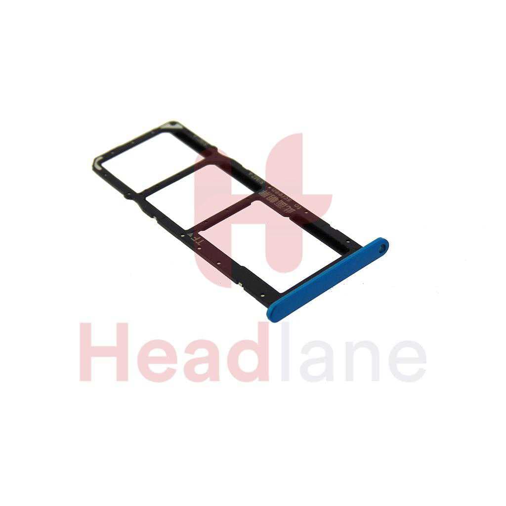Huawei Y6p / Honor 9A SIM Card Tray - Sapphire Blue - 97070XMN - Huawei Replacement Part