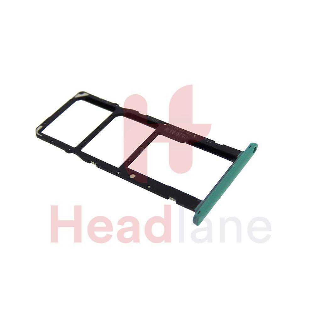 Huawei Y5p SIM / Memory Card Tray - Green - 97070XUR - Huawei Replacement Part
