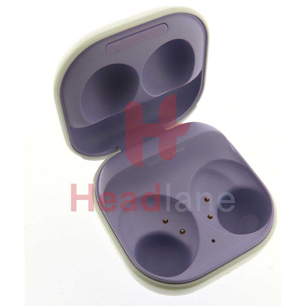 Samsung SM-R177 Galaxy Buds2 (2021) Charging Case / Cradle - Lavender - GH82-26089E - Samsung Replacement Part