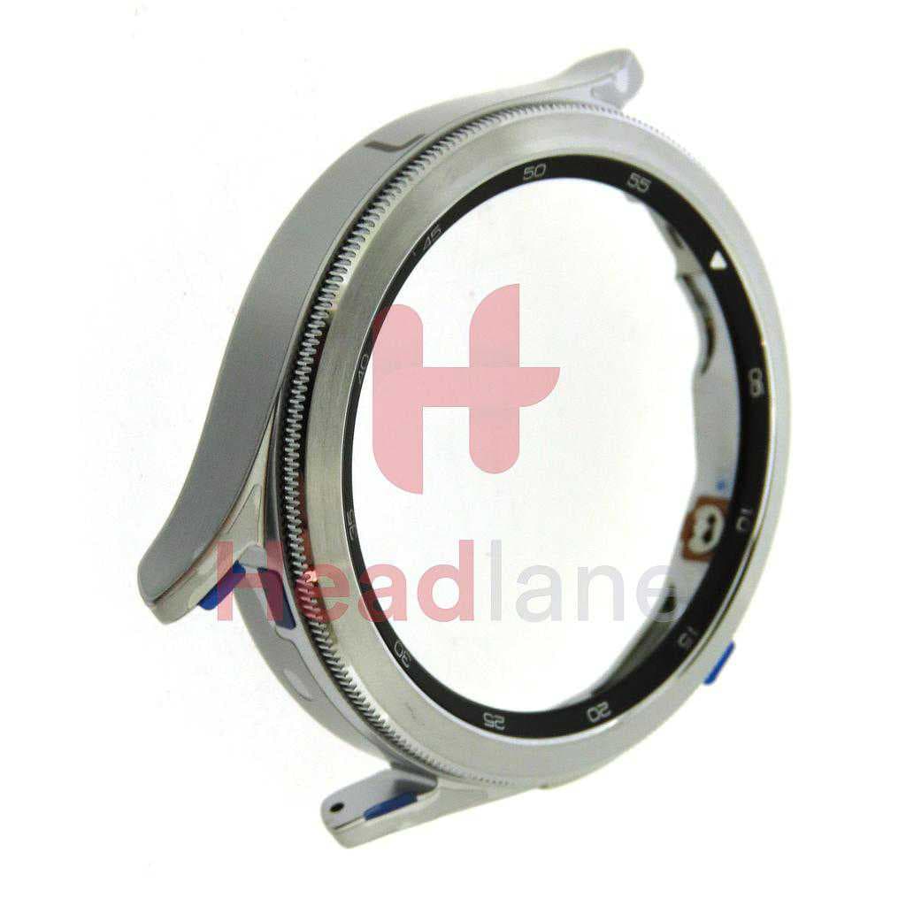 Samsung SM-R890 SM-R895 Galaxy Watch4 Classic (46mm) Front Cover - Silver - GH82-26124B - Samsung Replacement Part