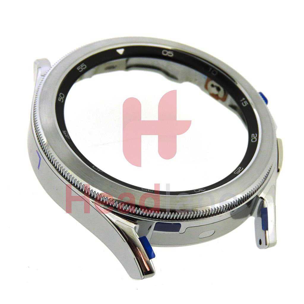 Samsung SM-R880 SM-R885 Galaxy Watch4 Classic (42mm) Front Cover - Silver - GH82-26123B - Samsung Replacement Part