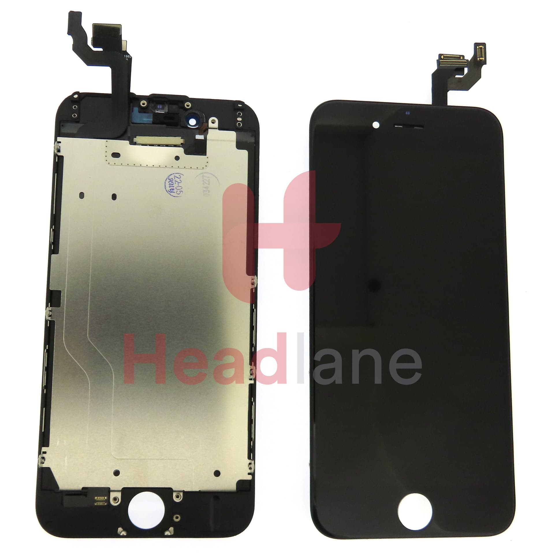 Apple iPhone 6 LCD Display / Screen (FOG) - Black (ZY) - ZY-054 - ZY Replacement Part