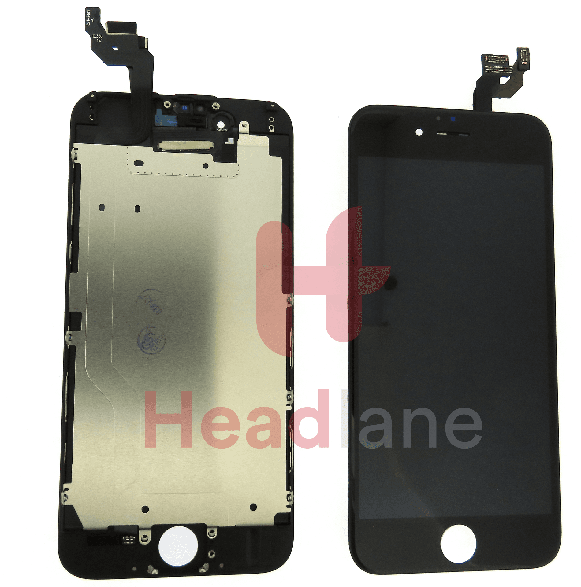 Apple iPhone 6 LCD Display / Screen (Vivid) - Black (ZY) - ZY-055 - ZY Replacement Part