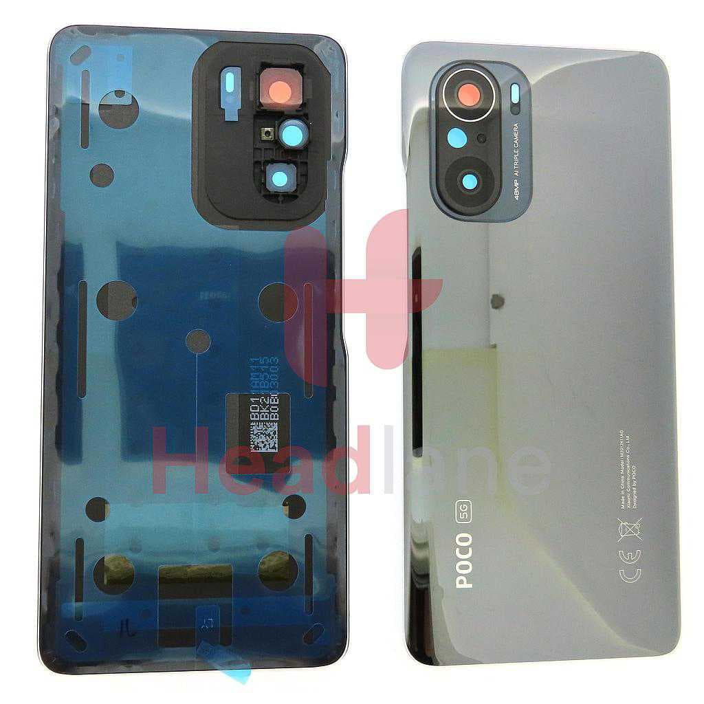 Xiaomi Poco F3 Back / Battery Cover - Black - 56000EK11A00 - Xiaomi Replacement Part