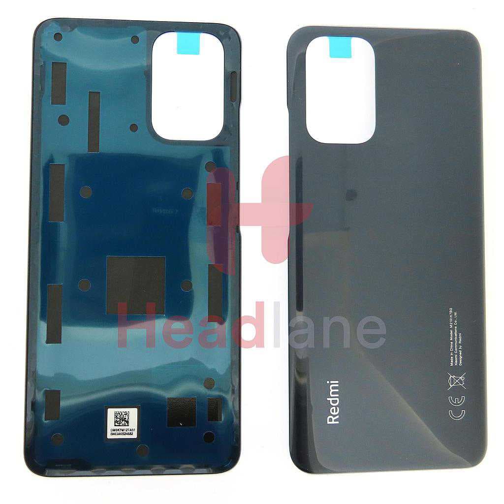 Xiaomi Redmi Note 10S Back / Battery Cover - Black - 55050000Z19T - Xiaomi Replacement Part