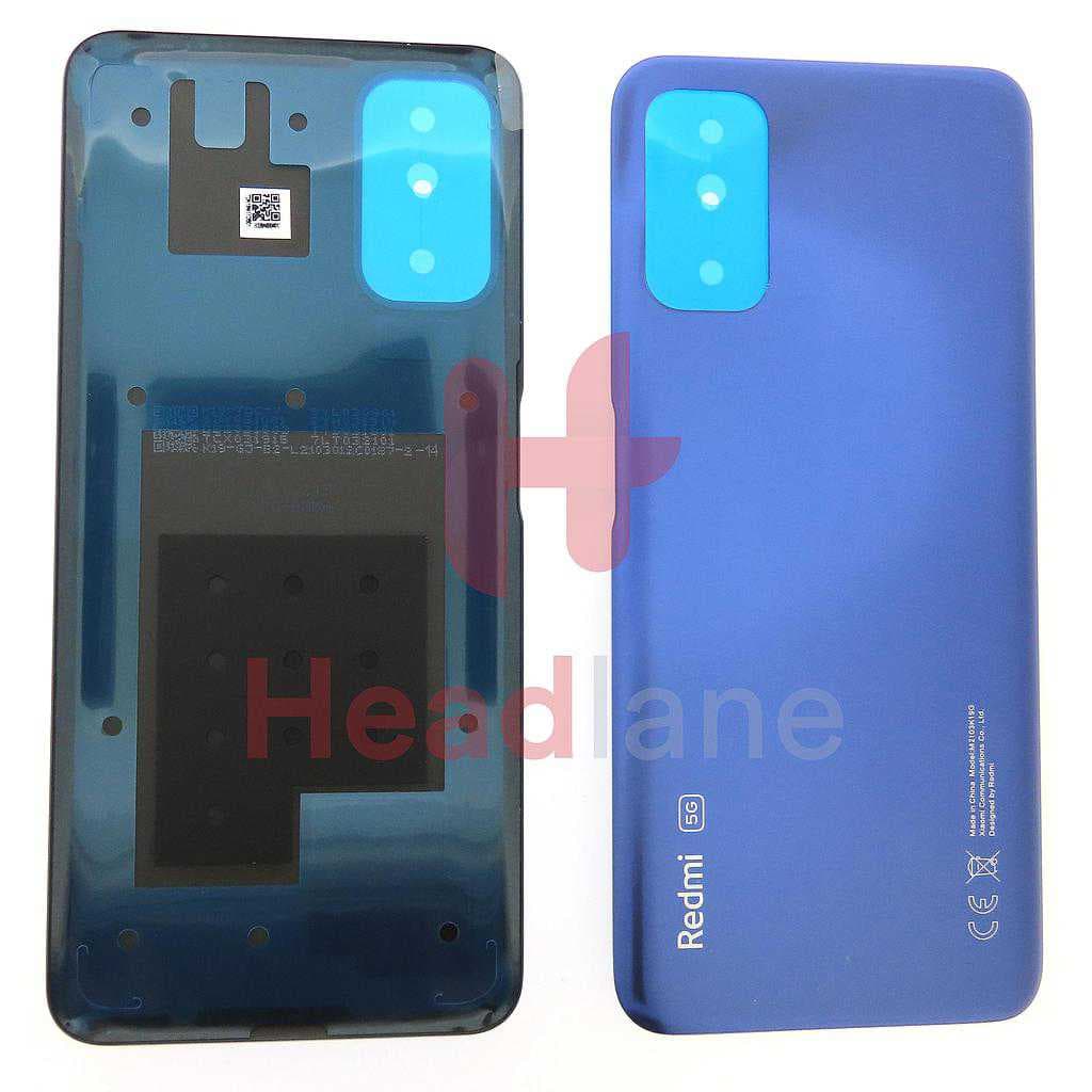 Xiaomi Redmi Note 10 5G Back / Battery Cover - Blue - 550500012G9X - Xiaomi Replacement Part