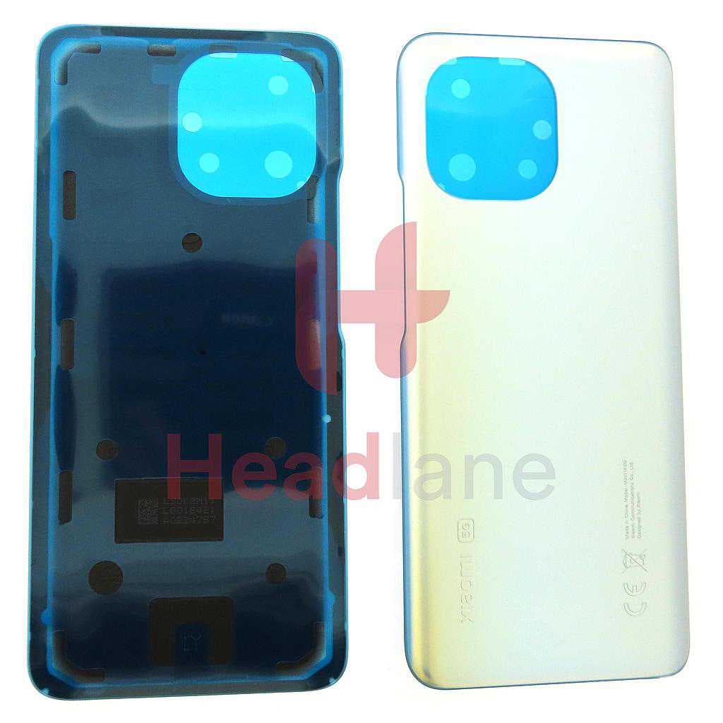 Xiaomi Mi 11 5G Back / Battery Cover - Blue - 55050000QS4J - Xiaomi Replacement Part