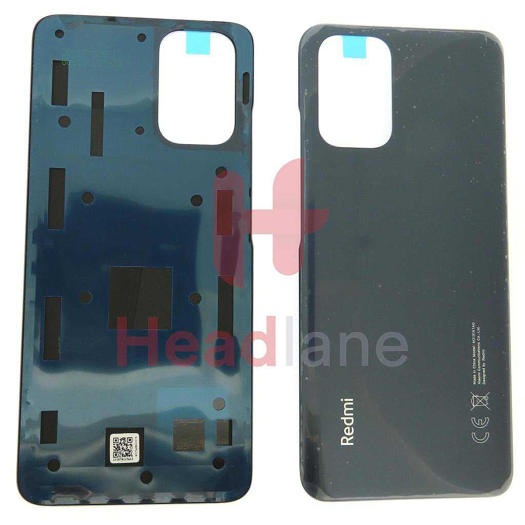 Xiaomi Redmi Note 10 Back / Battery Cover - Black - 55050000VE9T - Xiaomi Replacement Part