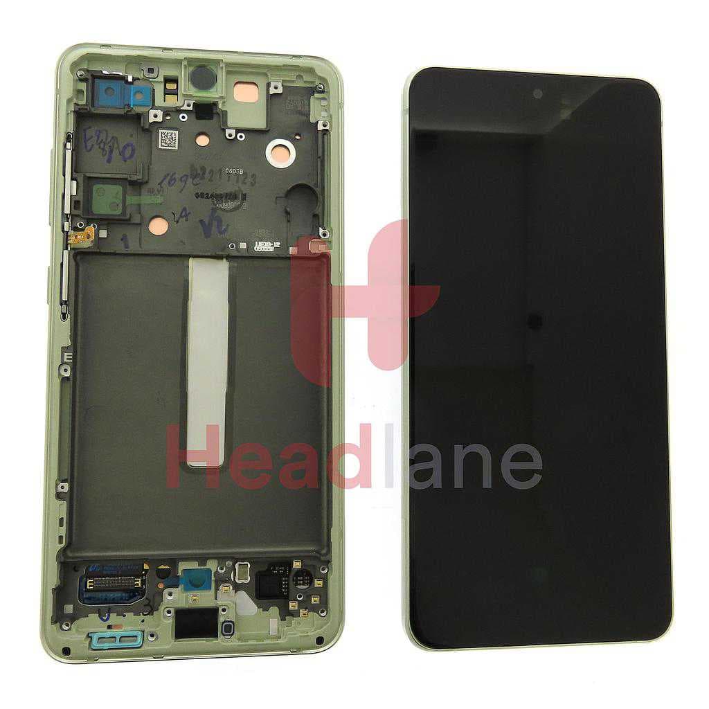 Samsung SM-G990 Galaxy S21 FE LCD Display / Screen + Touch - Green - GH82-26590C - Samsung Replacement Part
