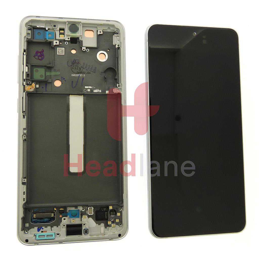 Samsung SM-G990 Galaxy S21 FE LCD Display / Screen + Touch - White - GH82-26420B
