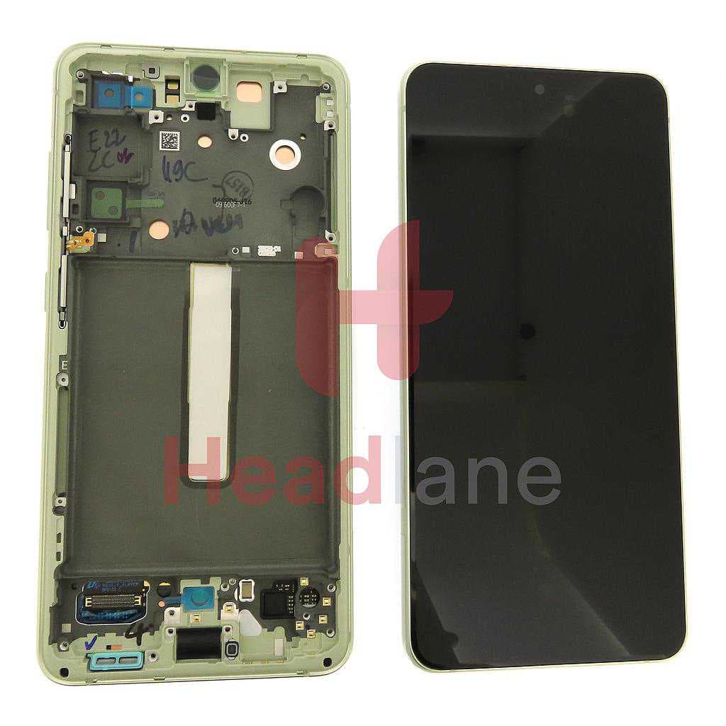 Samsung SM-G990 Galaxy S21 FE LCD Display / Screen + Touch - Green - GH82-26590C - Samsung Replacement Part
