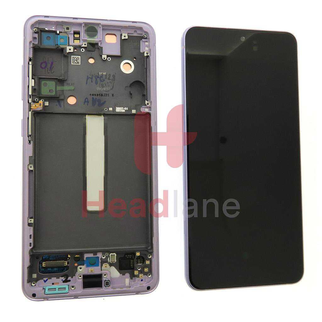 Samsung SM-G990 Galaxy S21 FE LCD Display / Screen + Touch - Violet - GH82-26420D - Samsung Replacement Part
