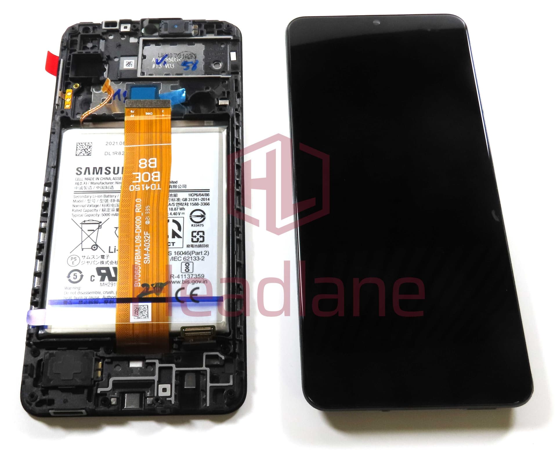 Samsung SM-A127 Galaxy A12 Nacho LCD Display / Screen + Touch + Battery - GH82-26810A - Samsung Replacement Part