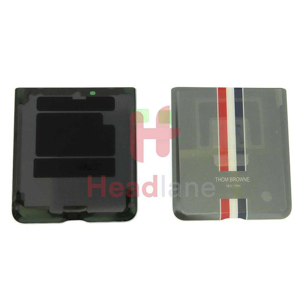 Samsung SM-F700 Galaxy Z Flip Back / Battery Cover - Thom Browne - GH82-22204C - Samsung Replacement Part