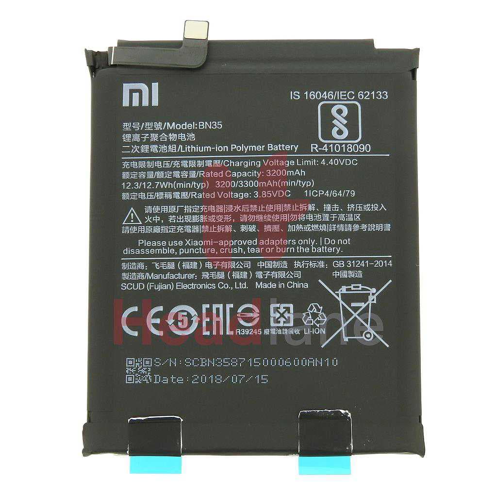 Xiaomi Redmi 5 BN35 Internal Battery 3300mAh - 46BN35A03085 - Xiaomi Replacement Part