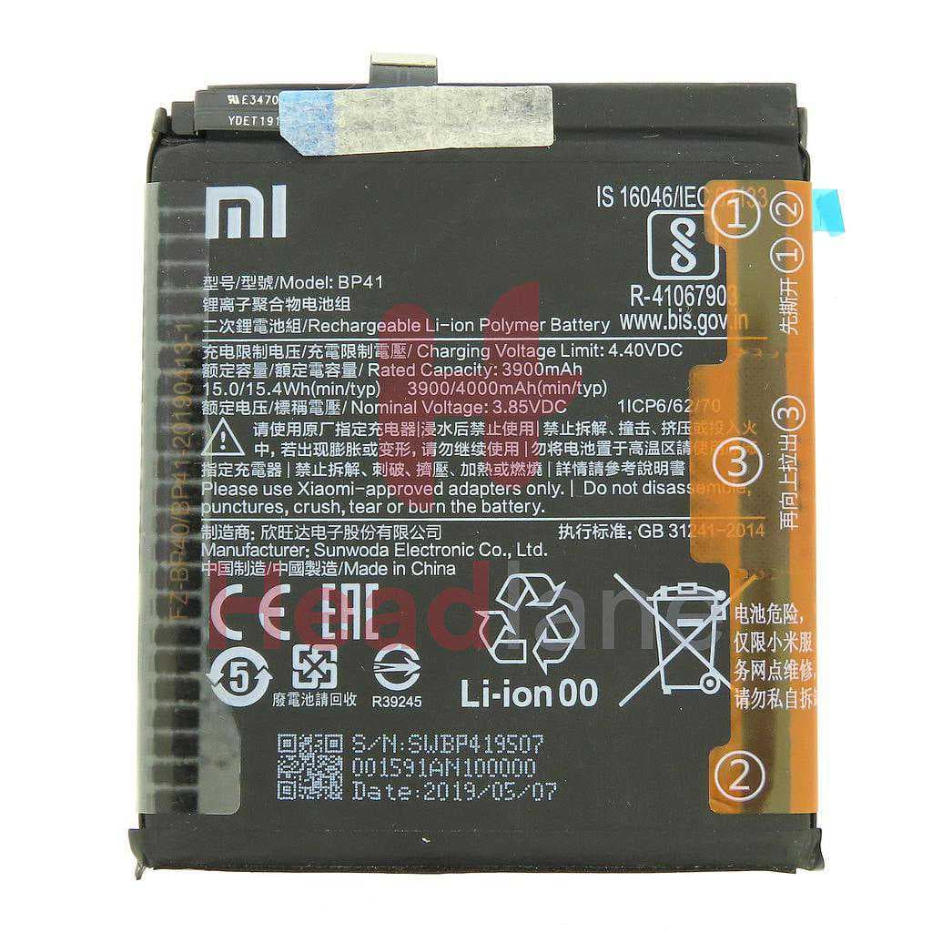 Xiaomi Mi 9T BP41 4000mAh Internal Battery - 46BP41A08093 - Xiaomi Replacement Part