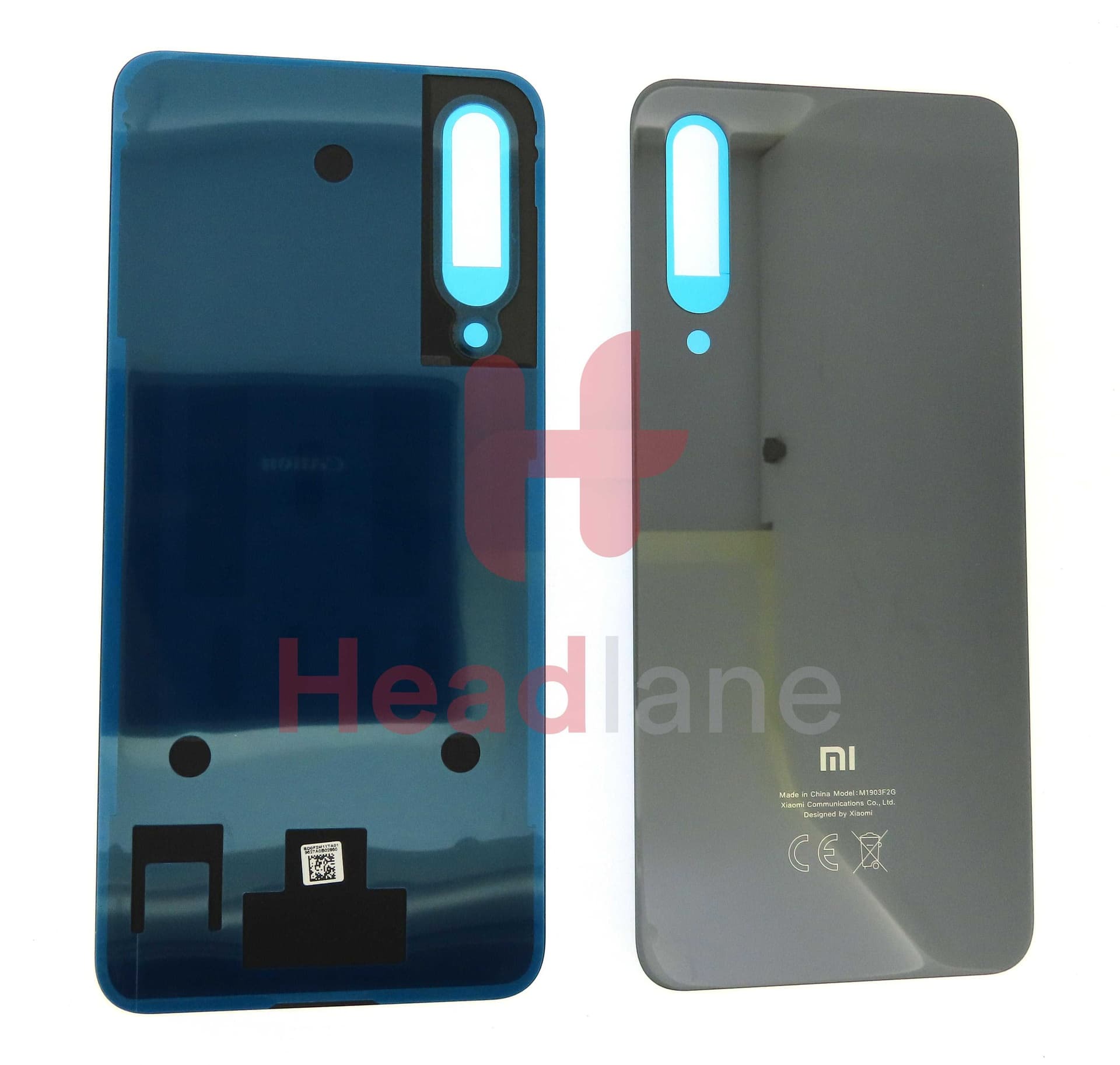 Xiaomi Mi 9 SE Back / Battery Cover - Black - 554043900110 - Xiaomi Replacement Part