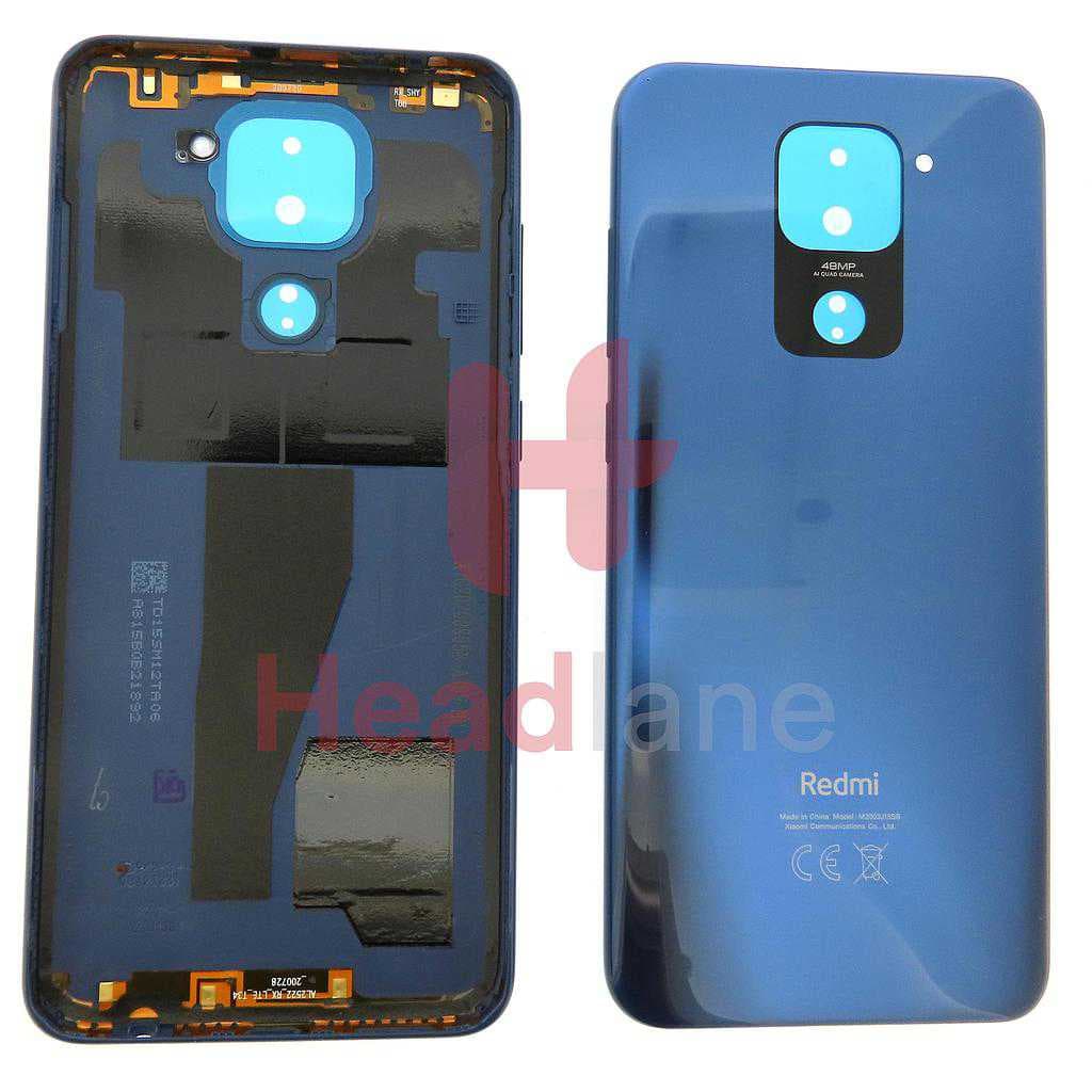 Xiaomi Redmi Note 9 Back / Battery Cover - Blue - 55050000AF6D - Xiaomi Replacement Part