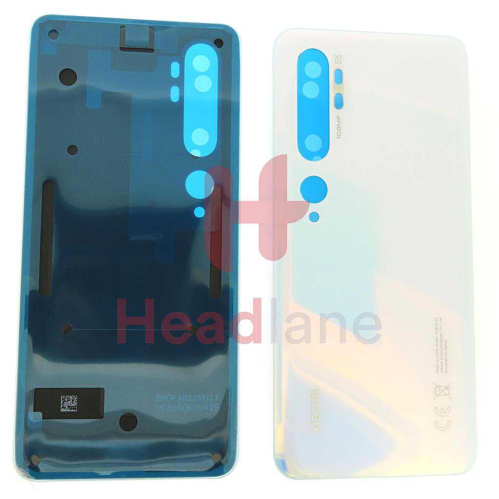 Xiaomi Mi Note 10 / Mi Note 10 Pro  Back / Battery Cover - White - 550500003B1L - Xiaomi Replacement Part
