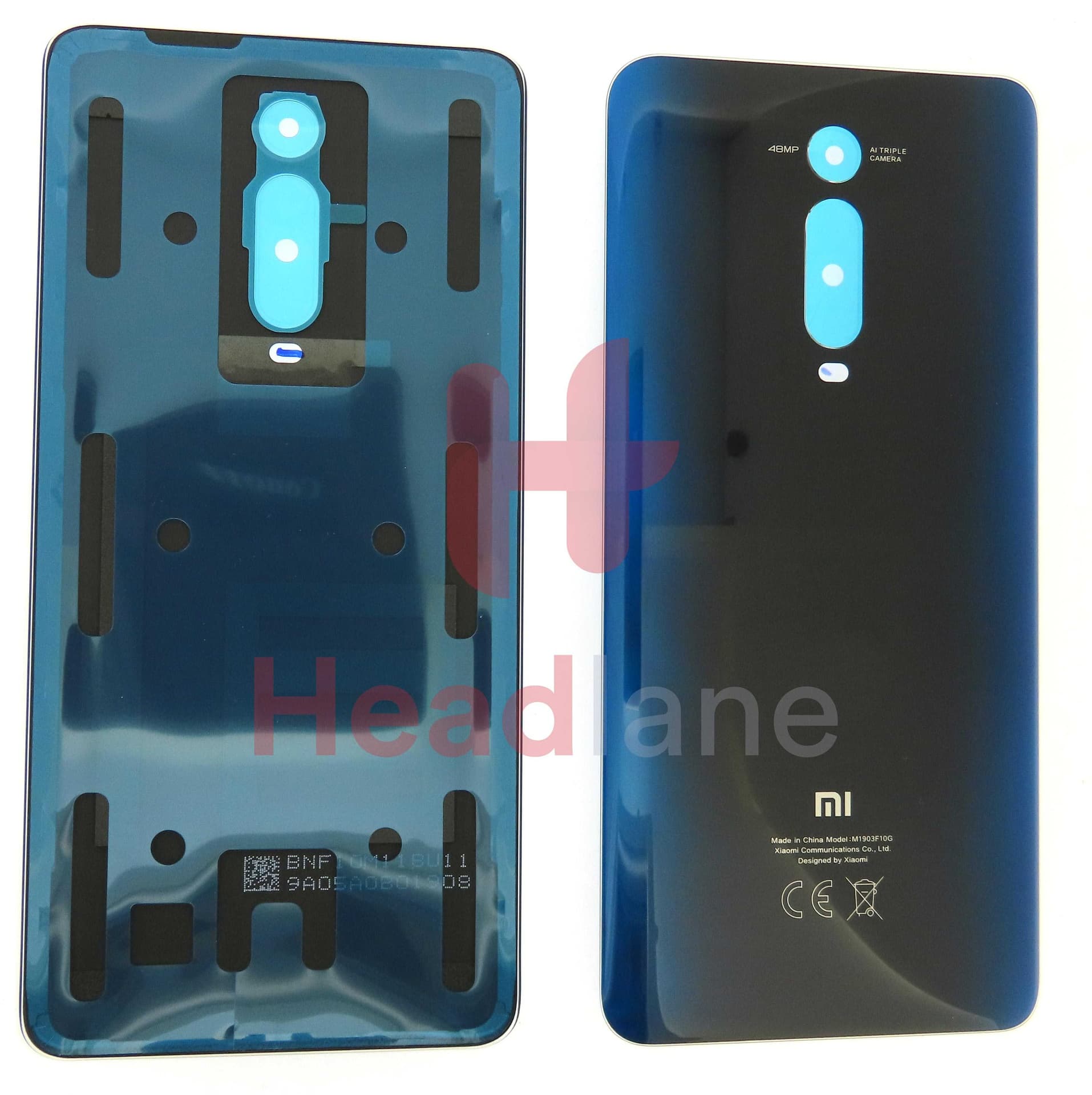 Xiaomi Mi 9T / Mi 9T Pro Back / Battery Cover - Blue - 5540491000A7 - Xiaomi Replacement Part