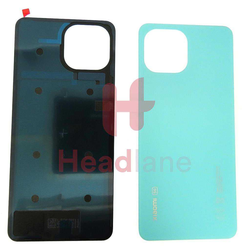 Xiaomi Mi 11 Lite 5G Back / Battery Cover - Green - 55050000U34J - Xiaomi Replacement Part