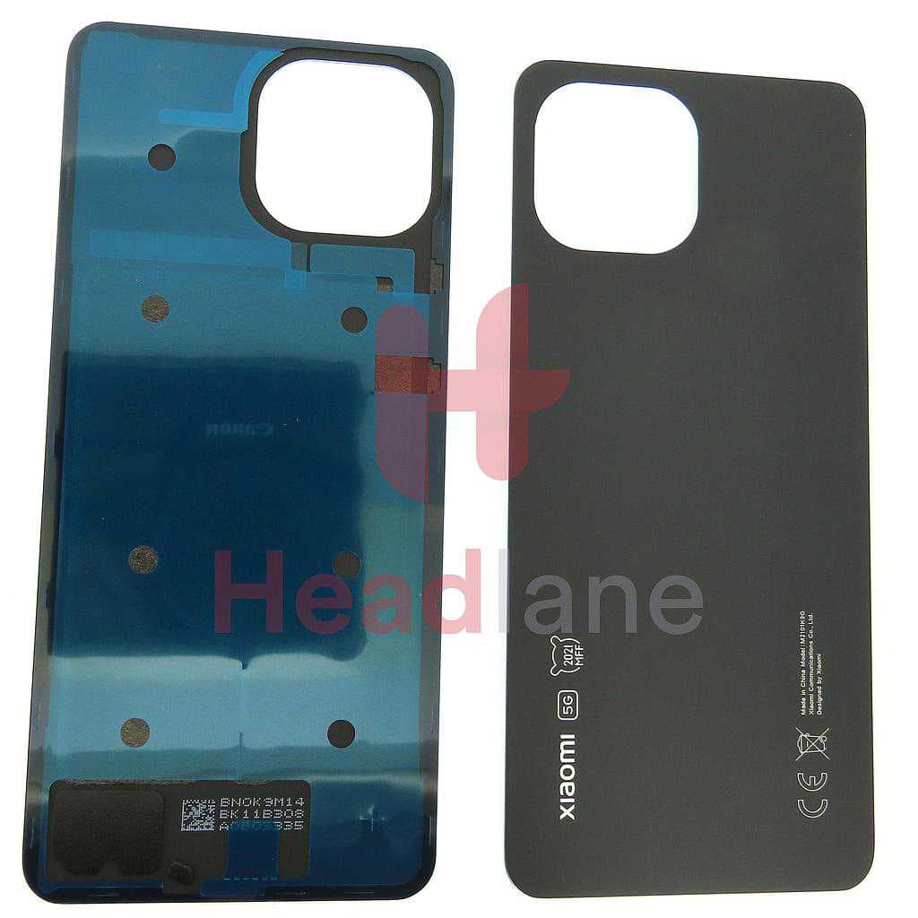 Xiaomi Mi 11 Lite 5G Back / Battery Cover - Black (Mi Fan Festival 2021 Edition) - 550500013K1L - Xiaomi Replacement Part