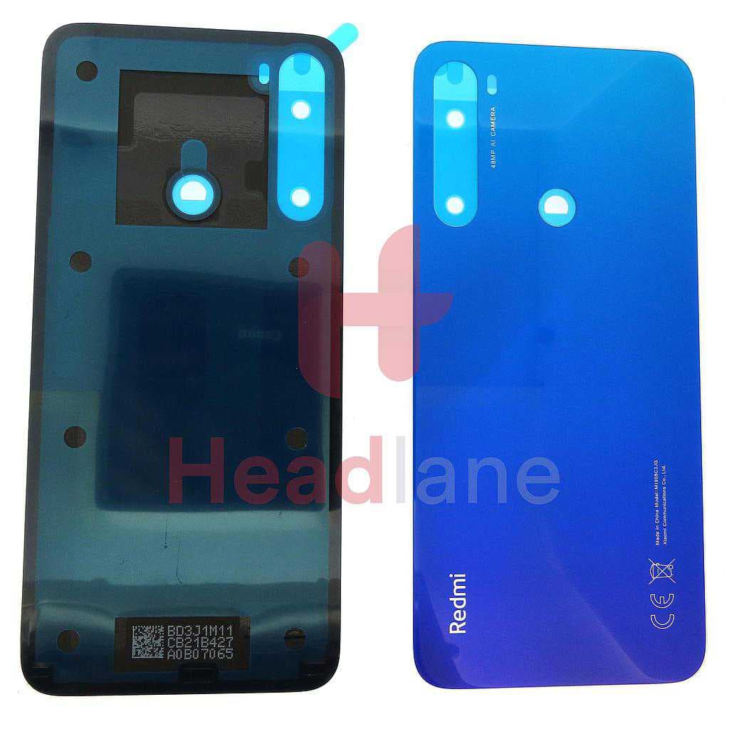 Xiaomi Redmi Note 8 (2021) Back / Battery Cover - Blue - 550500012X1Q - Xiaomi Replacement Part