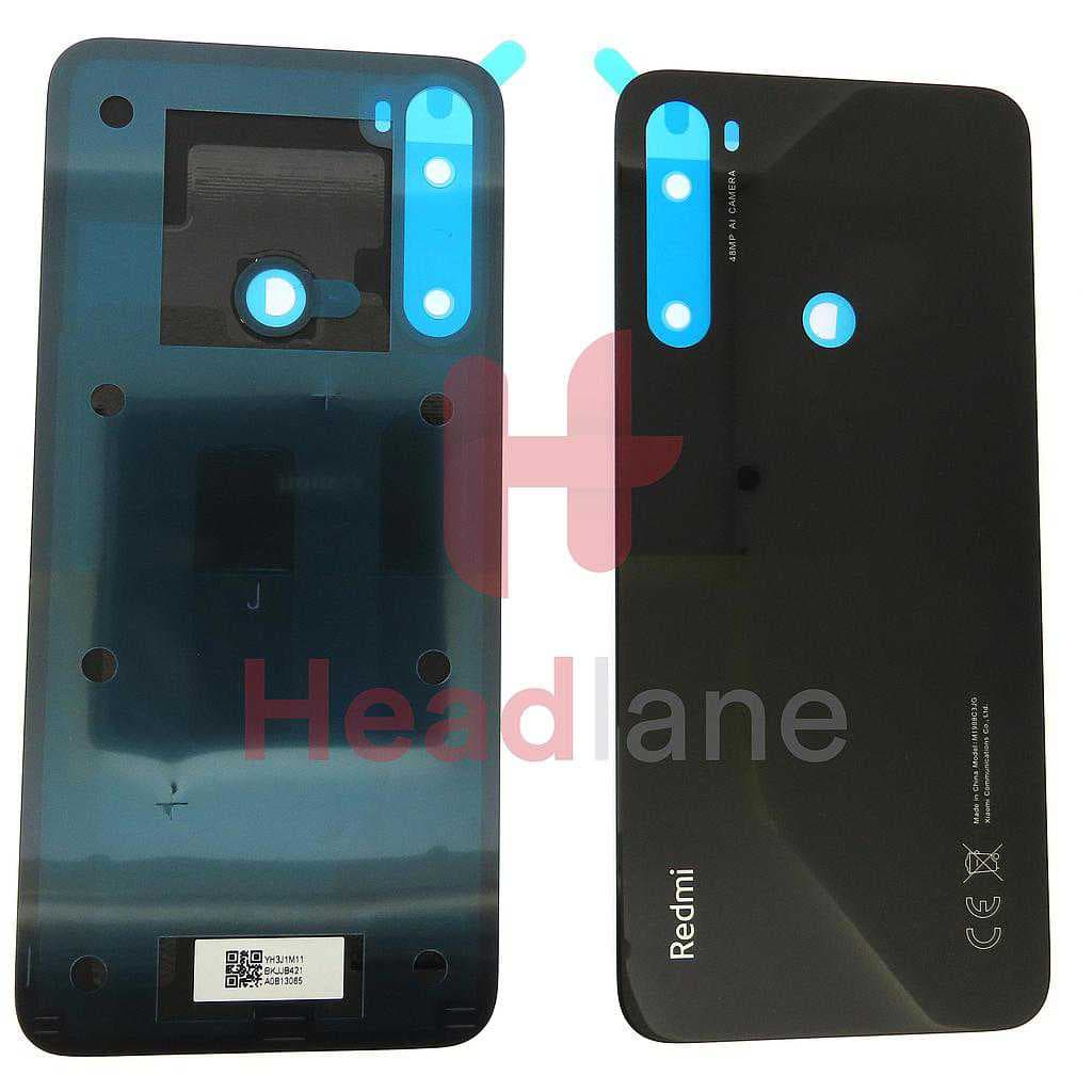 Xiaomi Redmi Note 8 (2021) Back / Battery Cover - Black - 550500012Z6R - Xiaomi Replacement Part