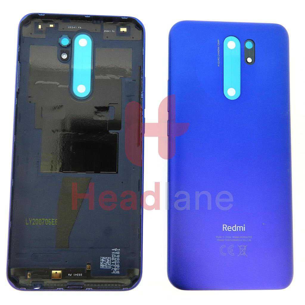 Xiaomi Redmi 9 Back / Battery Cover - Blue - 550500009V4U - Xiaomi Replacement Part
