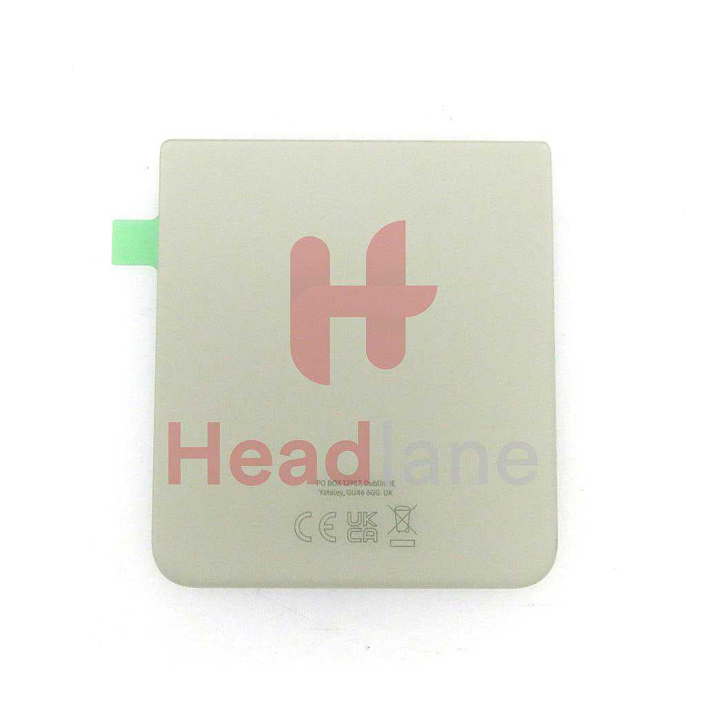 Samsung SM-F711 Galaxy Z Flip3 5G Back / Battery Cover - White - GH82-26293F - Samsung Replacement Part