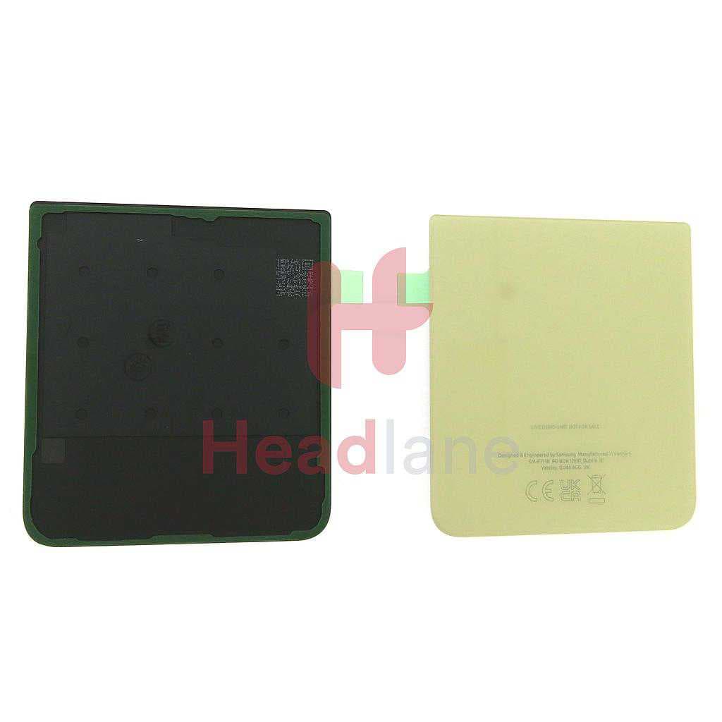 Samsung SM-F711 Galaxy Z Flip3 5G Back / Battery Cover - Cream (Live Demo Unit) - GH82-26326B - Samsung Replacement Part