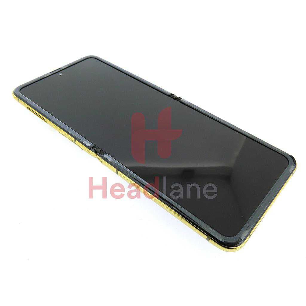 Samsung SM-F700 Galaxy Z Flip LCD Display / Screen + Touch - Gold - GH82-22347D - Samsung Replacement Part