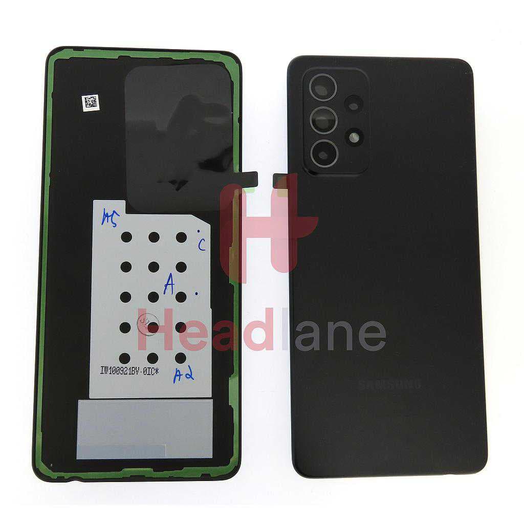 Samsung SM-A528 Galaxy A52s 5G Back / Battery Cover - Black - GH82-26858A - Samsung Replacement Part