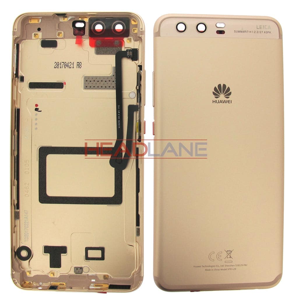 Huawei P10 / P10 Premium Battery Cover - Gold - 02351EYT - Huawei Replacement Part