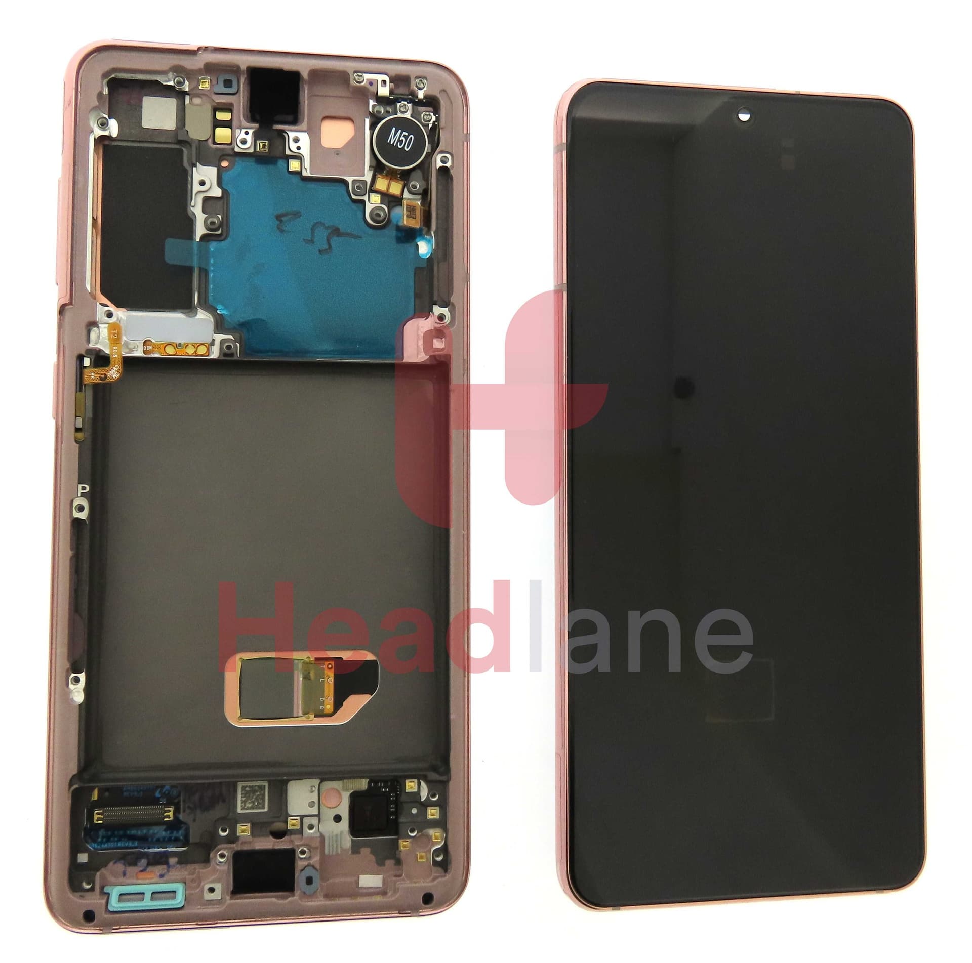 Samsung SM-G991 Galaxy S21 5G LCD Display / Screen + Touch - Phantom Pink (Without Camera) - GH82-27255D - Samsung Replacement Part
