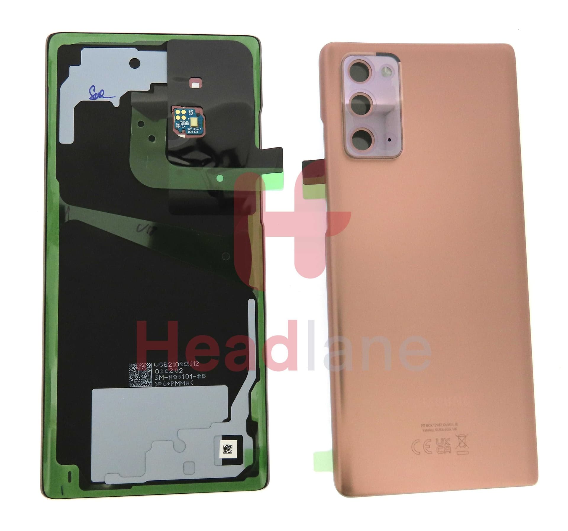 Samsung SM-N981 Galaxy Note 20 5G Back / Battery Cover - Bronze (UKCA) - GH82-27280B - Samsung Replacement Part