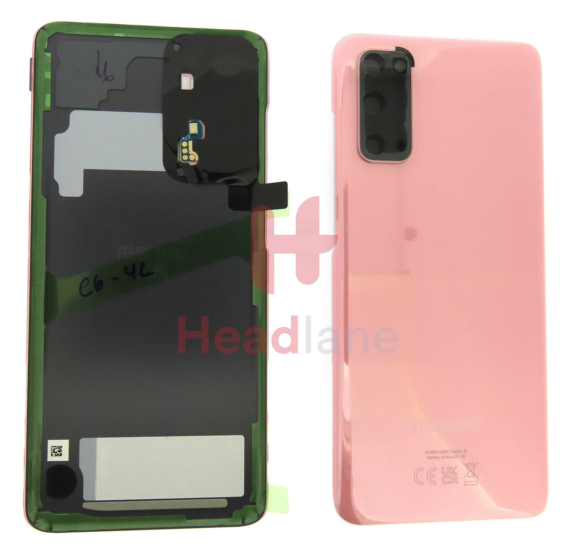 Samsung SM-G980 Galaxy S20 Back / Battery Cover - Pink (UKCA) - GH82-27239C - Samsung Replacement Part