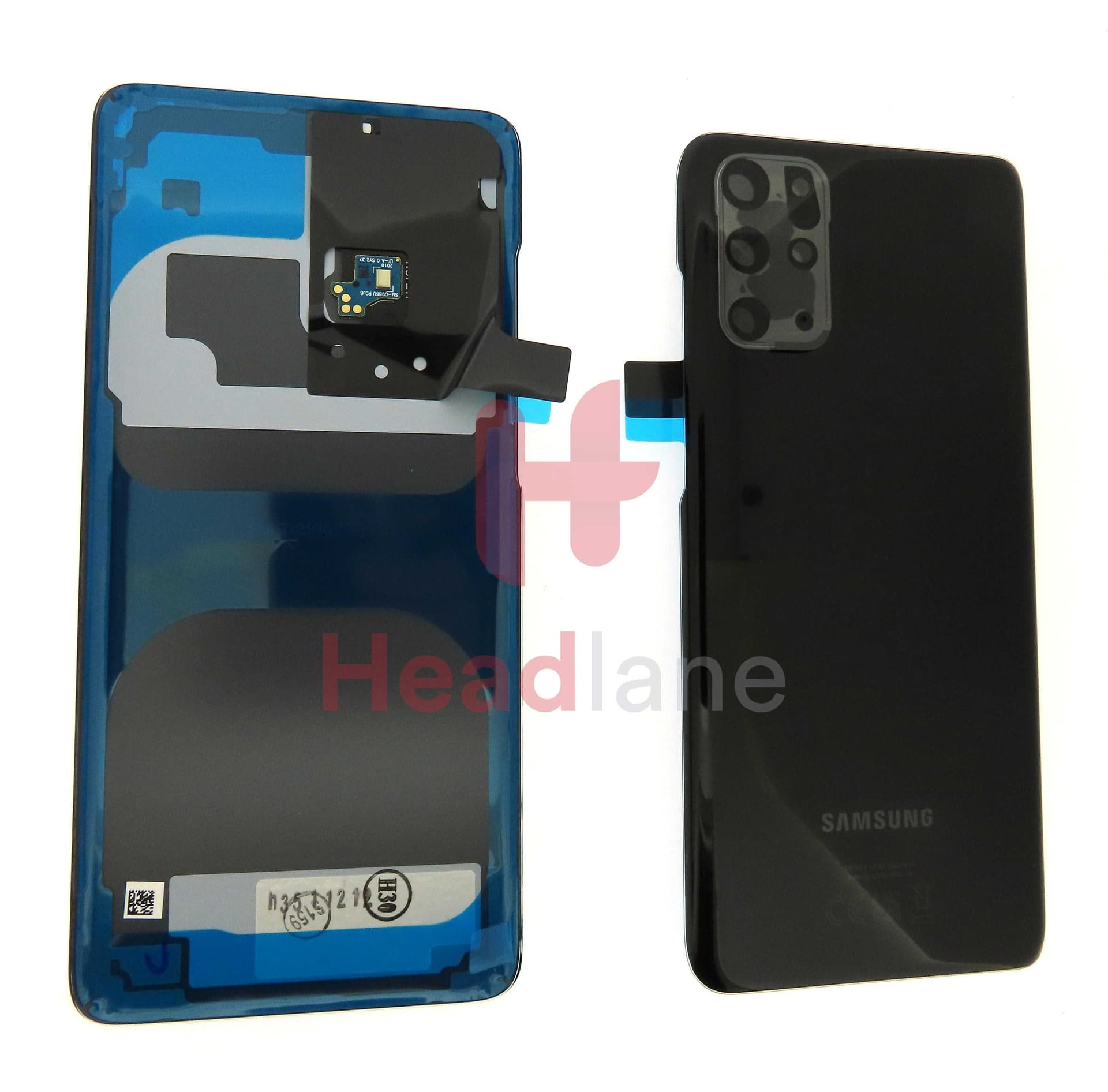 Samsung SM-G986 Galaxy S20+ / S20 Plus Back / Battery Cover - Black (UKCA) - GH82-27287A - Samsung Replacement Part
