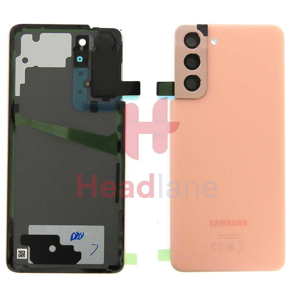 Samsung SM-G991 Galaxy S21 5G Back / Battery Cover - Phantom Pink (UKCA) - GH82-27262D - Samsung Replacement Part