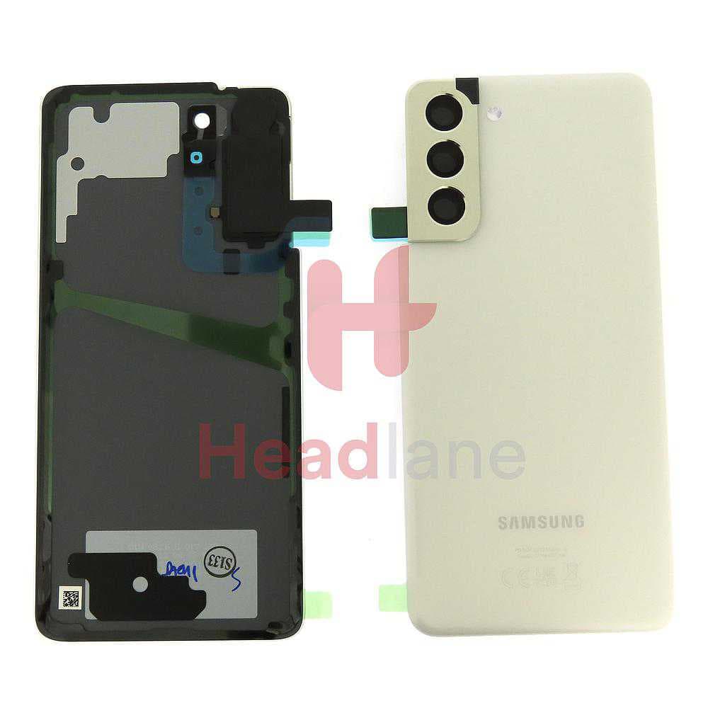 Samsung SM-G991 Galaxy S21 5G Back / Battery Cover - Phantom White (UKCA) - GH82-27262C - Samsung Replacement Part
