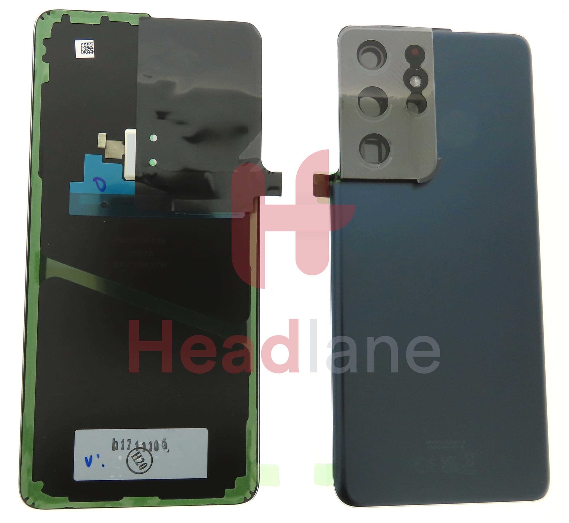 Samsung SM-G998 Galaxy S21 Ultra 5G Back / Battery Cover - Phantom Navy (UKCA) - GH82-27283D - Samsung Replacement Part