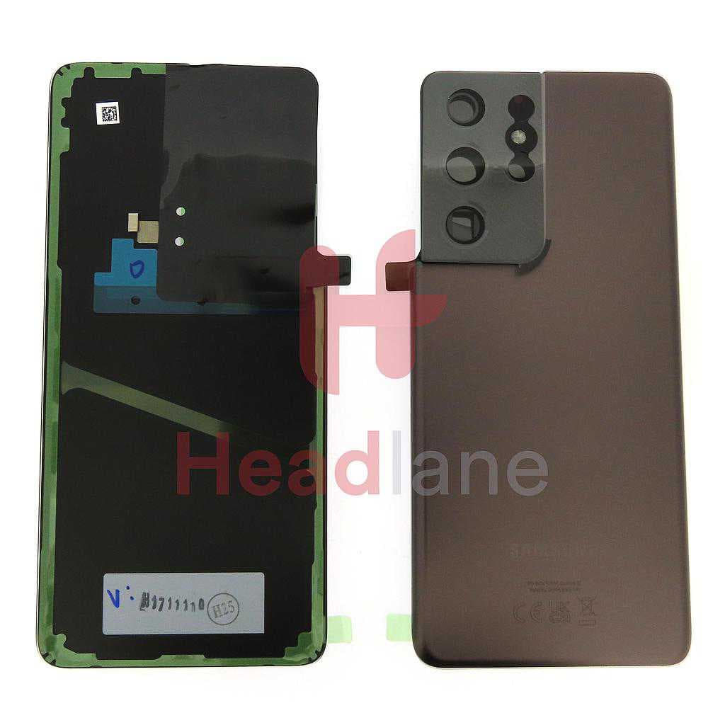 Samsung SM-G998 Galaxy S21 Ultra 5G Back / Battery Cover - Phantom Brown (UKCA) - GH82-27283E - Samsung Replacement Part