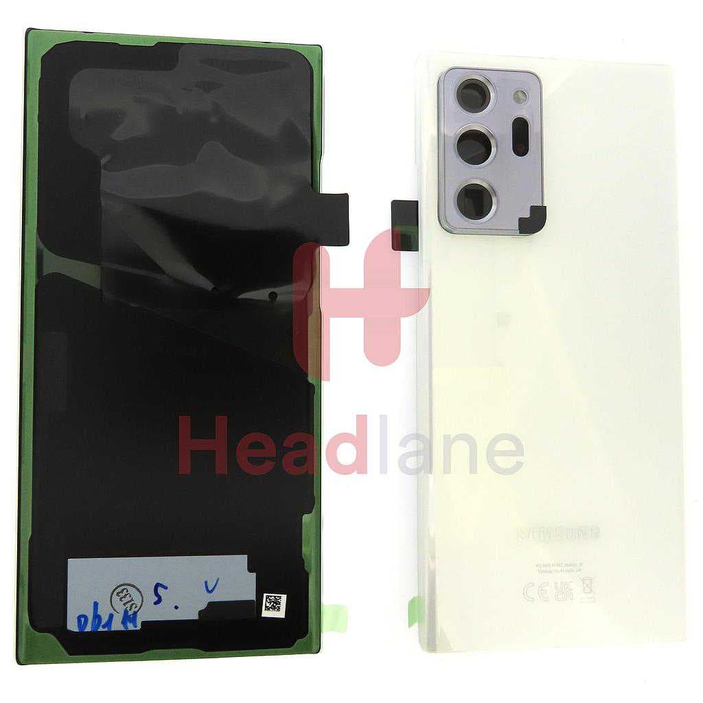 Samsung SM-N986 Galaxy Note 20 Ultra 5G Back / Battery Cover - White (UKCA) - GH82-27259C - Samsung Replacement Part