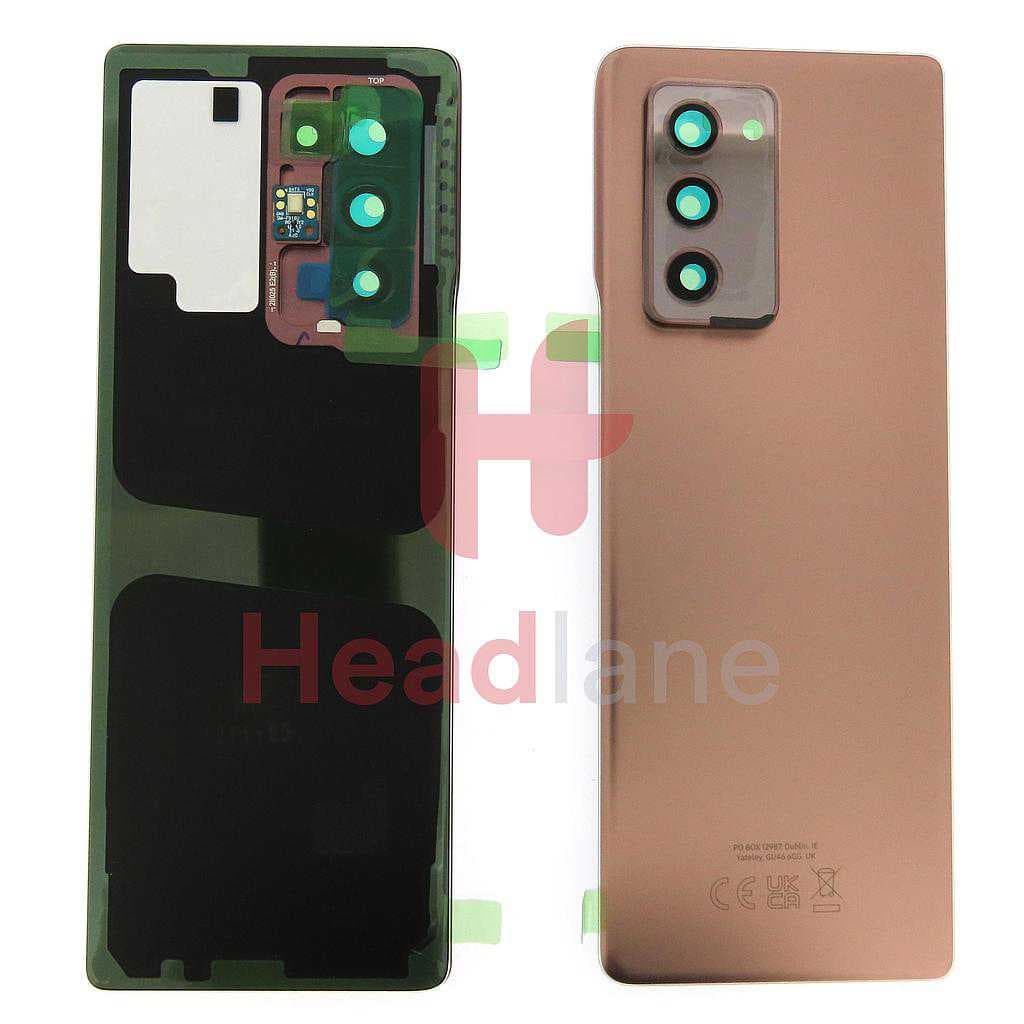 Samsung SM-F916 Galaxy Z Fold2 5G Back / Battery Cover - Mystic Bronze (UKCA) - GH82-27284B - Samsung Replacement Part