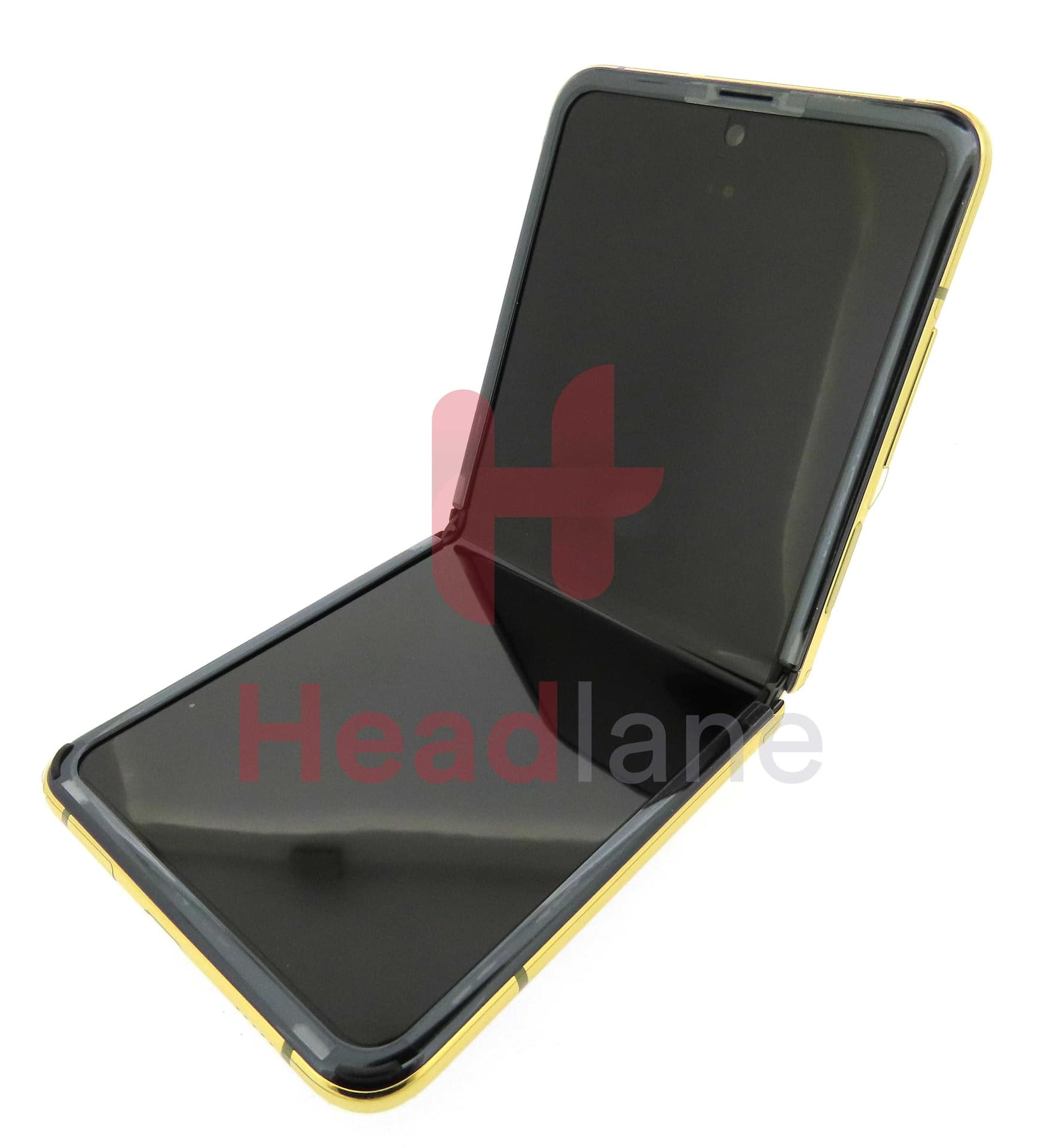 Samsung SM-F700 Galaxy Z Flip LCD Display / Screen + Touch - Gold (No Camera) - GH82-27350D - Samsung Replacement Part